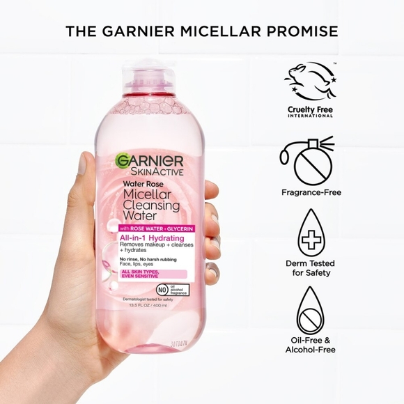 🔮3/$15 Garnier SkinActive Micellar Cleansing Water with Rose Water - Picture 8 of 10